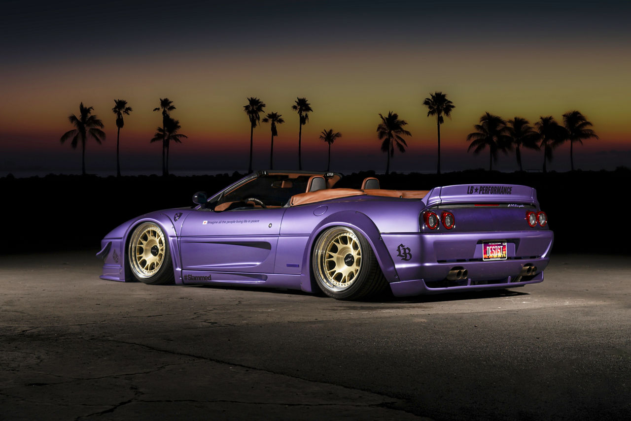 1995 Ferrari F355 Spider - Rotiform TUF-R - Gold | Rotiform